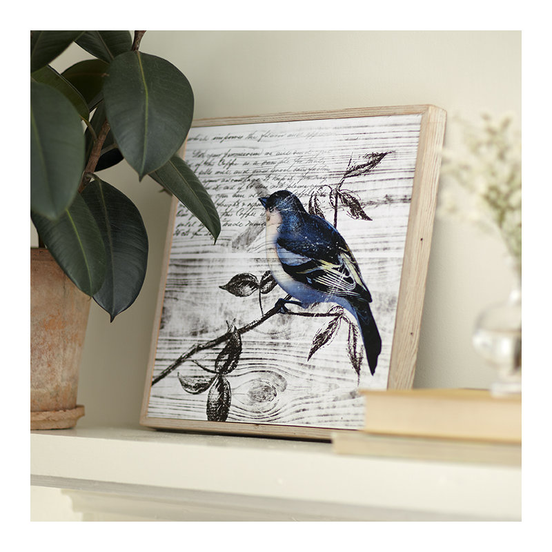 'Blue Birds II' Wall Art & Reviews Birch Lane